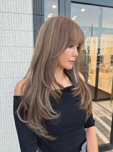 アース 長久手店(HAIR & MAKE EARTH)&nbsp;柔らかく魅せる大人ハイライトカラー
