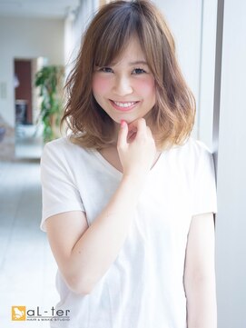 アルターリアン(aL ter LieN) 【aL-ter LieN TAKU】小顔カット☆グラデーションウェーブ 千葉