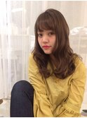 大人可愛い柔らかグレージュ