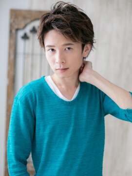 モッズヘア メン 新所沢店(mod's hair men) アップバングのニュアンスショートa