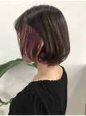 【ALIUS 池袋 小川】インナーピンクラベンダー×暗髪