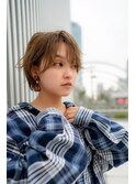 【HAVANA 渋谷】ココアブラウン/大人かわいい/伸ばしかけ前髪