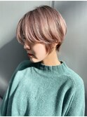 「NUDE」#10代20代30代40代大人ショートボブ束感ショートWカラー