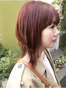 バブ バイネオリーブ(Bab by neolive) レイヤーミディアム×チェリーレッド