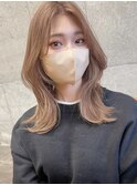 【branch鬼塚】韓国風　顔まわりくびれレイヤースタイル