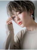 外国人風大人ハイライト小顔束感ショート201u北浦和20代30代40代