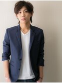 前髪長めで‥暖色系カラーショートウルフM