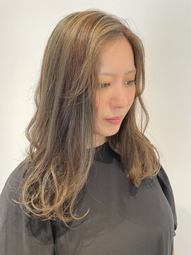 オレンジ 十三店(ORANGE) 夏HAIR ハイライトたくさんアッシュカラー◎