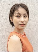 ダークトーンのミニボブ