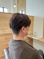 ピース(piEcE)&nbsp;大人ツーブロック×ゆるウェーブ×クールベージュ