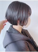 【morio原宿】ミニボブ　ぱっつんボブ　骨格矯正　宮本
