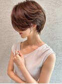 ハンサムショートで軽やかにこの春を先取り