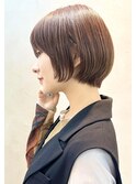 首が綺麗に見えるショート 縮毛矯正 20代30代40代50代 Viot 櫻井