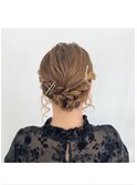 およばれヘアアレンジ