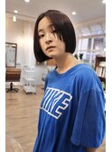 ぱっつんボブ