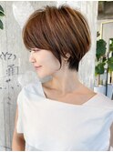 ショートヘア/ショート/イメチェン/30代40代50代/表参道