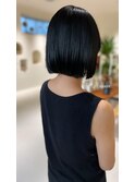 ミニボブ×黒髪