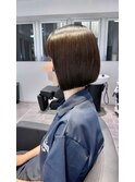 ぱつっとボブ