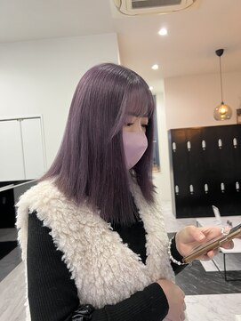 ラフヘアデザイン(Raf hair design) パープルカラー