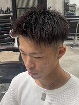 イーラ(era)&nbsp;ジェットモヒカン　カット　パーマ　ハイライト　眉カット