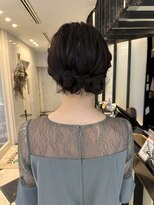 ラパンセヴェール(LA PENSEE VERT)&nbsp;【LA PENSEE カホ】結婚式のツインヘアセット