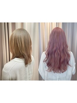 【元住吉】ツヤ×透明感×外国人風などの季節に合うカラーが叶う♪［ブリーチ/ダブルカラー/ハイライト］