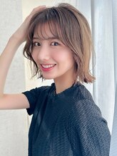 ファーレ ツルミ(Fare tsurumi) 切りっぱなしボブ　外ハネボブ　イメチェン　美髪　ワイドバング