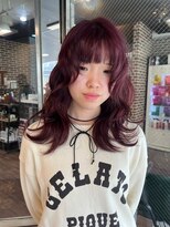 ヘアーアンドメイク ビス(HAIR&MAKE bis) ブリーチ1回でできるピンクラベンダー【多田華歌】