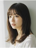 イメチェン/美髪/外ハネボブ/ワイドバング/髪質改善/縮毛矯正
