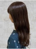 20代30代40代　ダークブラウン　オフィス　地毛風カラー