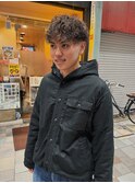 波巻きスパイラルメンズマッシュメッシュカラー　【GIA】