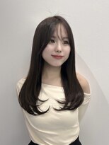 ハピネス 梅田茶屋町店(HAPPINESS)&nbsp;レイヤーカット/ブリーチなし/韓国ヘア/顔まわり/髪質改善/艶髪