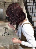 ナリー(Nary)&nbsp;ブラウン×ボブパーマ/森/Nary六角/京都美容室