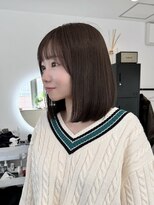 ホープ(hope)&nbsp;肩上ボブ×アッシュブラウン【大阪/梅田】
