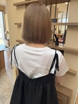 ルシュカイチマルニ(Rasca102)&nbsp;Rasca◆タッセルボブ/柔らかベージュカラー/ブリーチカラー