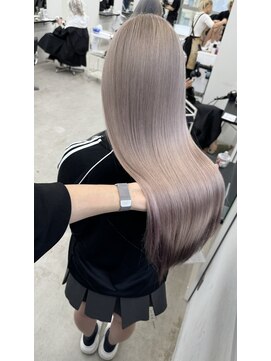 エゴル ナゴヤサカエ(ENGOL NAGOYA SAKAE) 坂野貴哉/ミルクティーベージュ/グレージュ/ハイトーンカラー