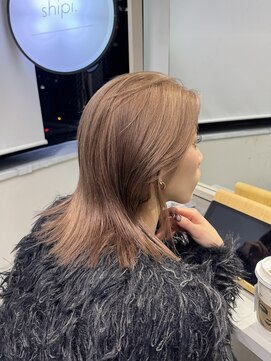 シピ バイ ブレス(shipi. by brace) 【fuka】ミルクティーベージュ/リタッチカラー/ハイトーン