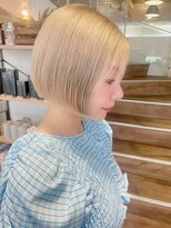 ヒップスアイズ(Hip's eyes)&nbsp;ブロンドボブ/ボブ/ミニボブ/透明感カラー/ブリーチ