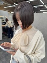 オズ 郡山駅前店(OZ) 前髪あり透明感ベージュボブ