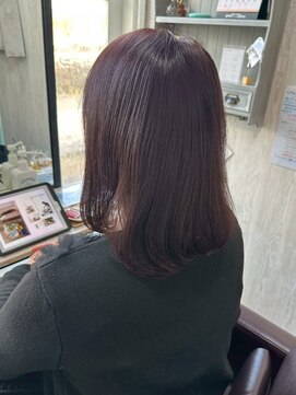 コルテ 倉敷西坂店(CoRte.) ストレートミディアム/エイジングケア/レッドブラウン/艶髪/美髪