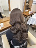 ブリーチなし　グレージュ