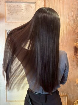 ブレイブ ヘアーアンドアイラッシュ(BRAVE hair & eyelash)の写真/透明感をカラーでコントロールして髪質改善と組み合わせる事でさらにうるツヤ!