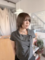 ノード(NODO) グレージュショートウルフ