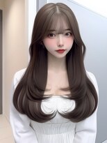ユーフォリア エヌ 池袋サンシャイン通り店(Euphoria +n)&nbsp;ロングヘア韓国レイヤーくびれヘア顔まわりレイヤーくびれ巻き◎