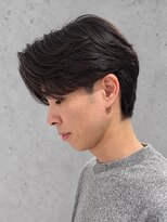 ハイプ マン 藤沢(HYPE MAN)&nbsp;フェザーパーマ毛流れパーマセンターパートニュアンス藤沢