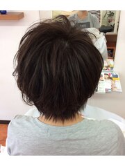 【reunion  hair】ショートボブ むらかみ