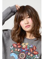 ヘアアンドメイク アース 聖蹟桜ヶ丘店(HAIR&MAKE EARTH)&nbsp;セミウエットカールミディ【EARTH聖蹟桜ヶ丘店】