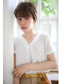 大人かわいいエアリーショートスタイル