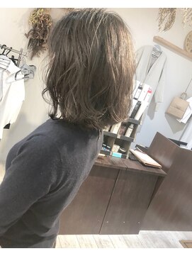 ヘアーアンドアトリエ マール(Hair&Atelier Marl) 【Marl】ブルージュカラーの無造作ボブ♪