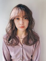 【GARDEN 田中麻由】ゆるっとウェーブ毛先パーマことりベージュ